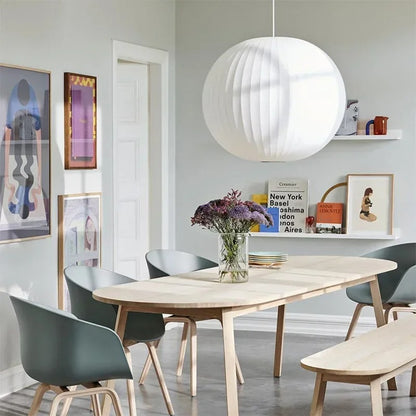 Vara Silk Ball Pendant Light D60cm | Celestre