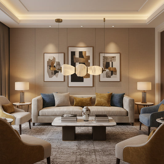 Zilo Linear Alabaster Chandelier 3 Lights | Celestre