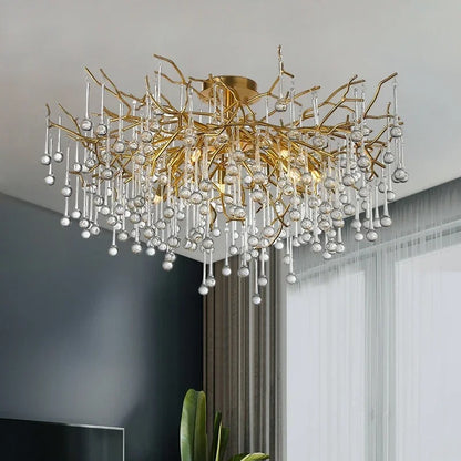 Leno Crystal Branch Chandelier Dia 60 cm | Celestre