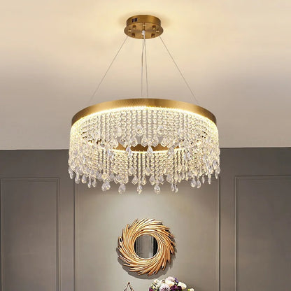Dara Crystal Drum Chandelier D 60 cm | Celestre