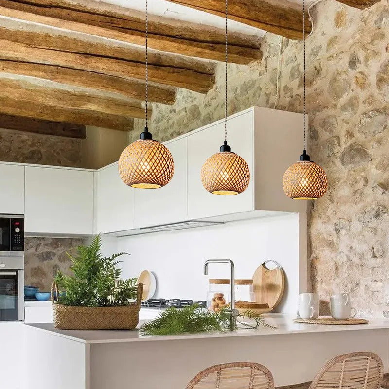 Mivra Bamboo Pendant Light | Celestre