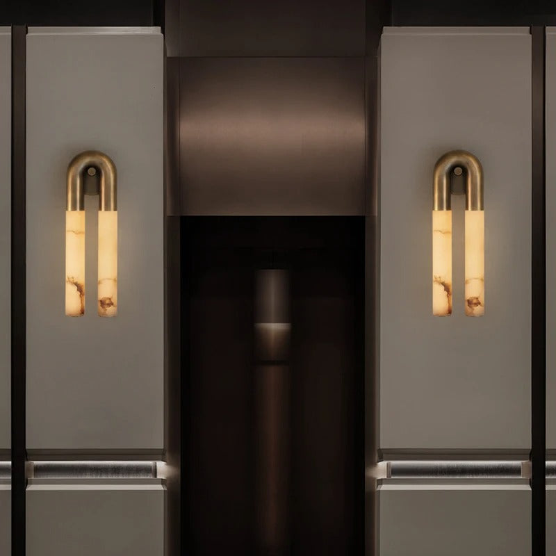 Ossa U-Shaped Marble Wall Light | Celestre