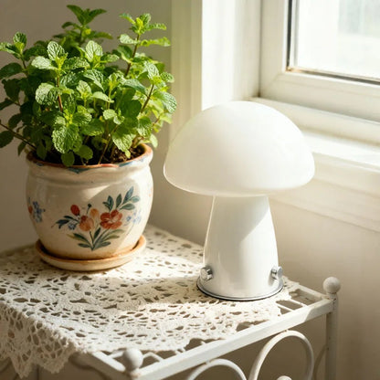 Mina Glass Mushroom Table Lamp | Celestre