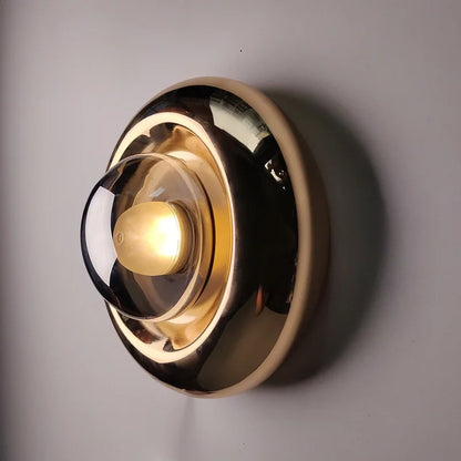 Zovi Nordic Donut Wall Light Gold | Celestre