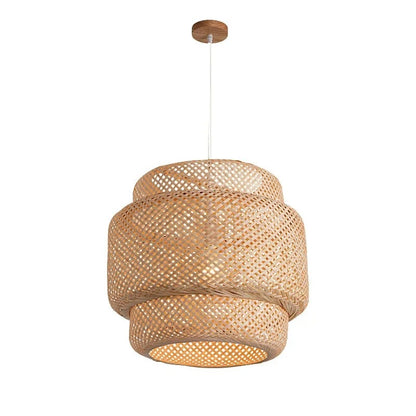 Brilo Woven Bamboo Pendant Light | Celestre