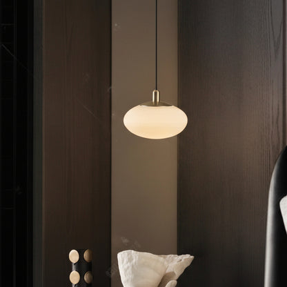 Zlix Alabaster Egg Pendant Light Gold | Celestre