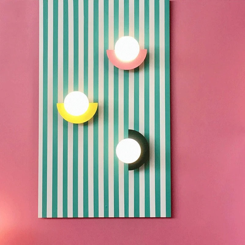 Tini Semi Circle Globe Wall Light | Celestre