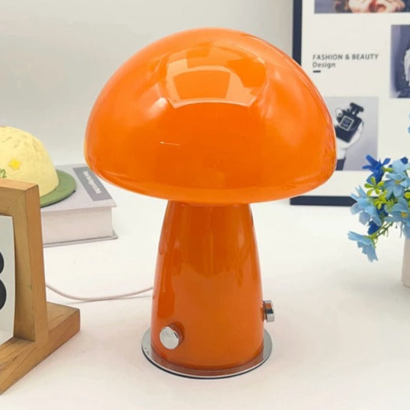 Mina Glass Mushroom Table Lamp | Celestre