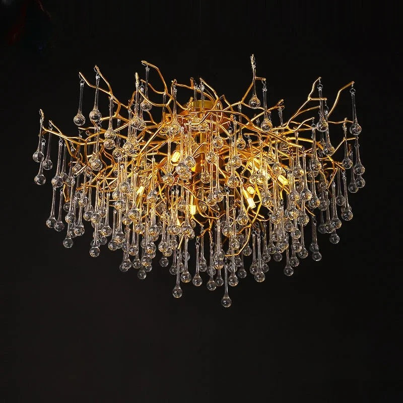 Leno Crystal Branch Chandelier | Celestre