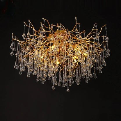 Leno Crystal Branch Chandelier | Celestre