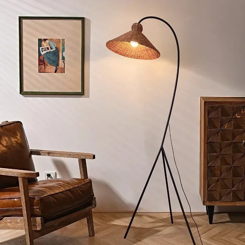 Ilvo Boho Arc Floor Lamp | Celestre
