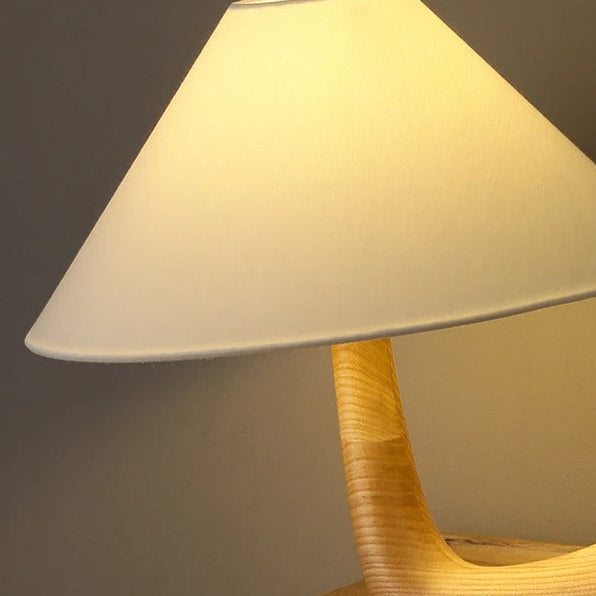 Bena Arch Base Wood Table Lamp | Celestre