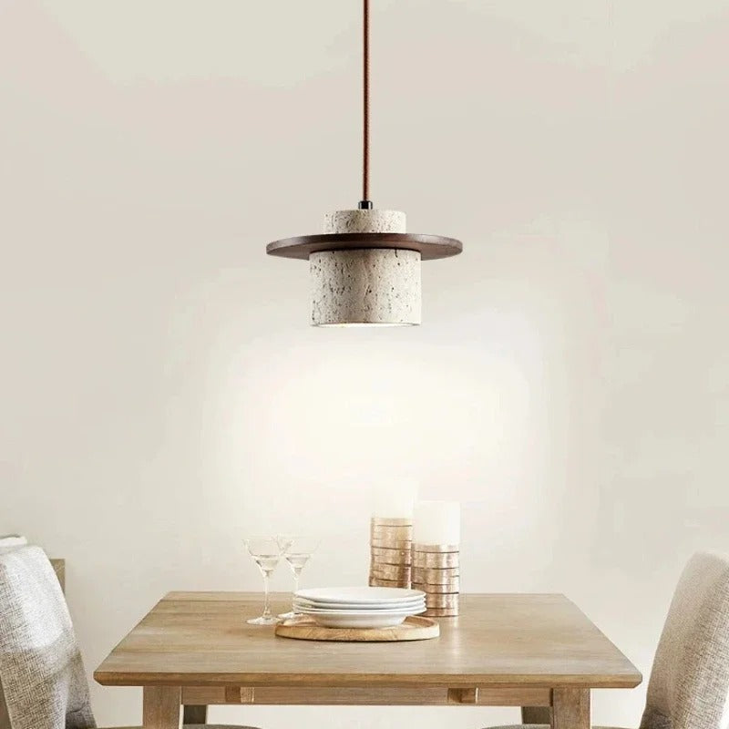 Eline Travertine LED Pendant Light | Celestre