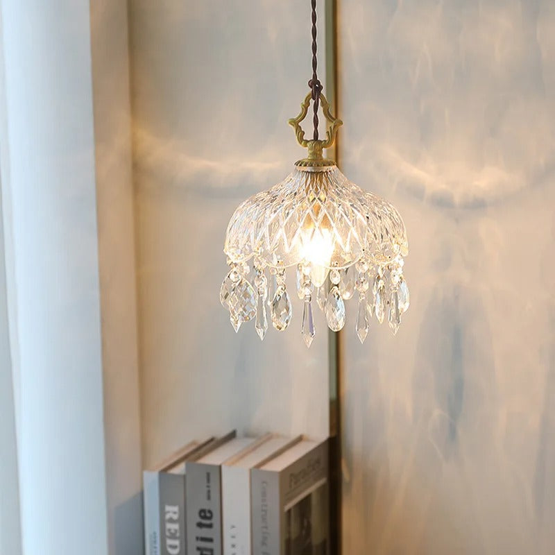Zrux Teardrop Prisms Bowl Pendant Light | Celestre