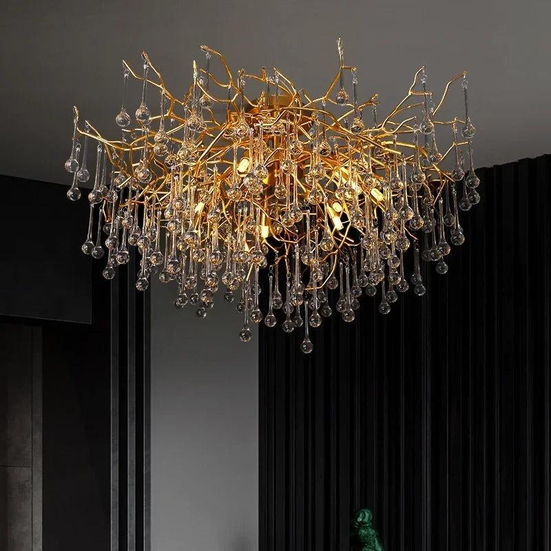Leno Crystal Branch Chandelier | Celestre