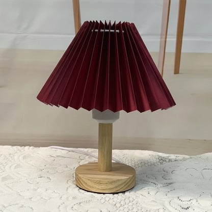 Hira Japandi Pleated Table Lamp | Celestre