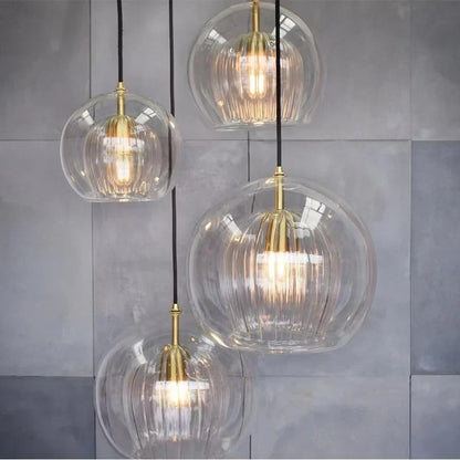 Calen Glass Globe Pendant Light | Celestre