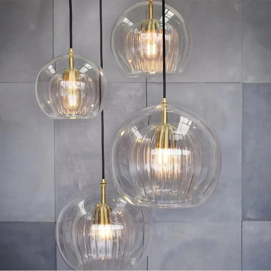 Calen Glass Globe Pendant Light | Celestre