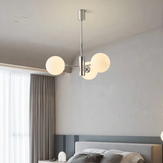Bero Bauhaus Chrome Chandelier 3 Heads | Celestre