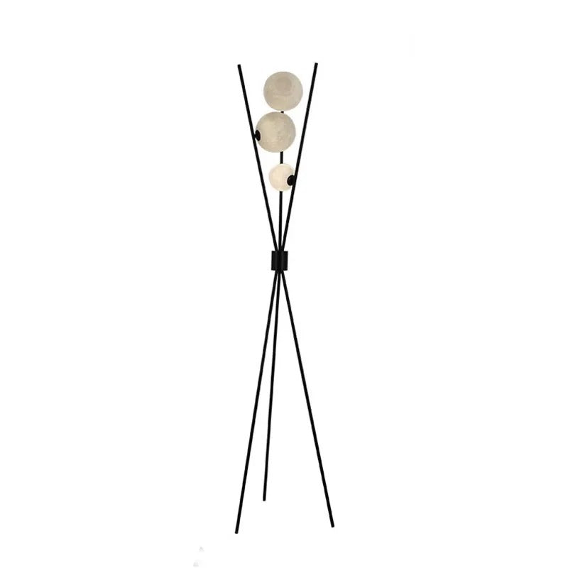 Korla Minimalist Moon Tripod Lamp | Celestre