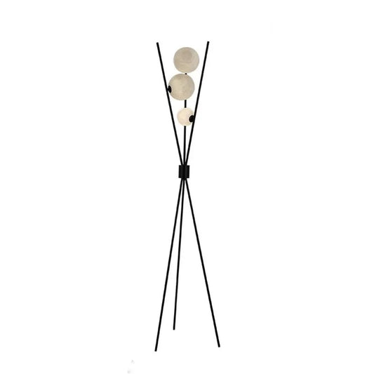 Korla Minimalist Moon Tripod Lamp | Celestre