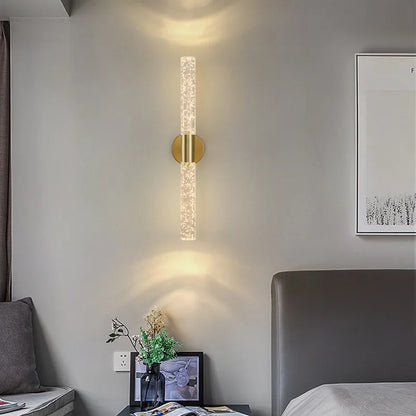 Aero Bubble Crystal Wand Wall Light | Celestre