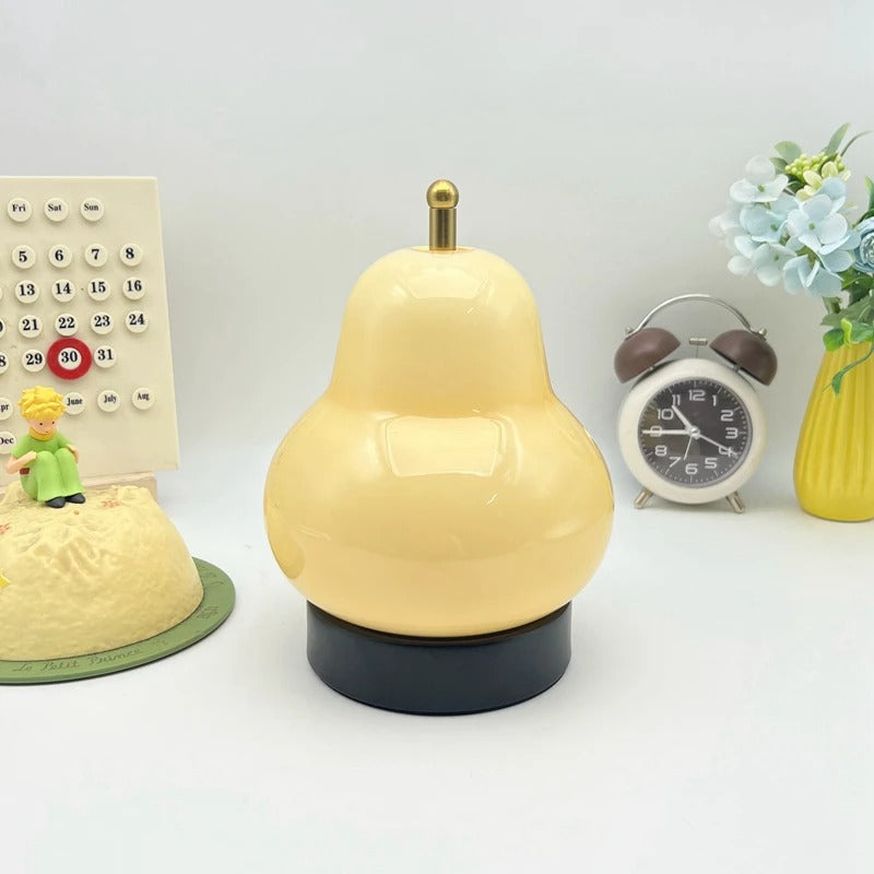 Seno Pear Glass Table Lamp Cream | Celestre