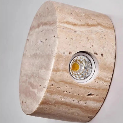 Boro Wabi-Sabi Travertine Wall Light | Celestre