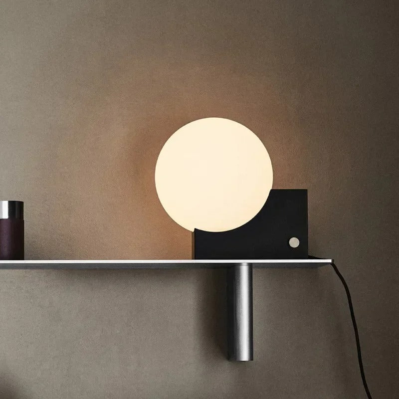 Zuno Globe Block Table Lamp Black | Celestre