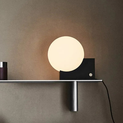Zuno Globe Block Table Lamp Black | Celestre