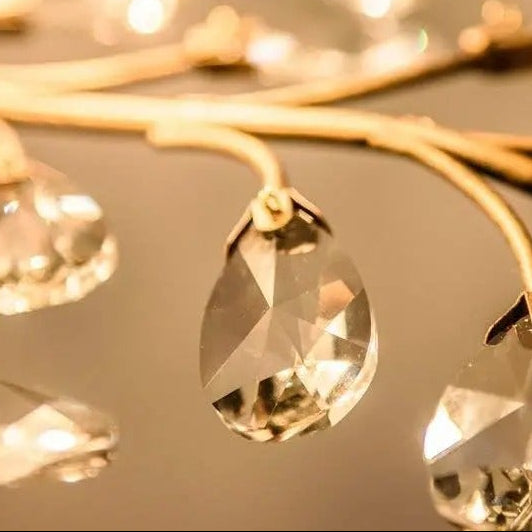 Nore Floral Crystal Branch Chandelier | Celestre