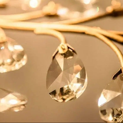 Nore Floral Crystal Branch Chandelier | Celestre