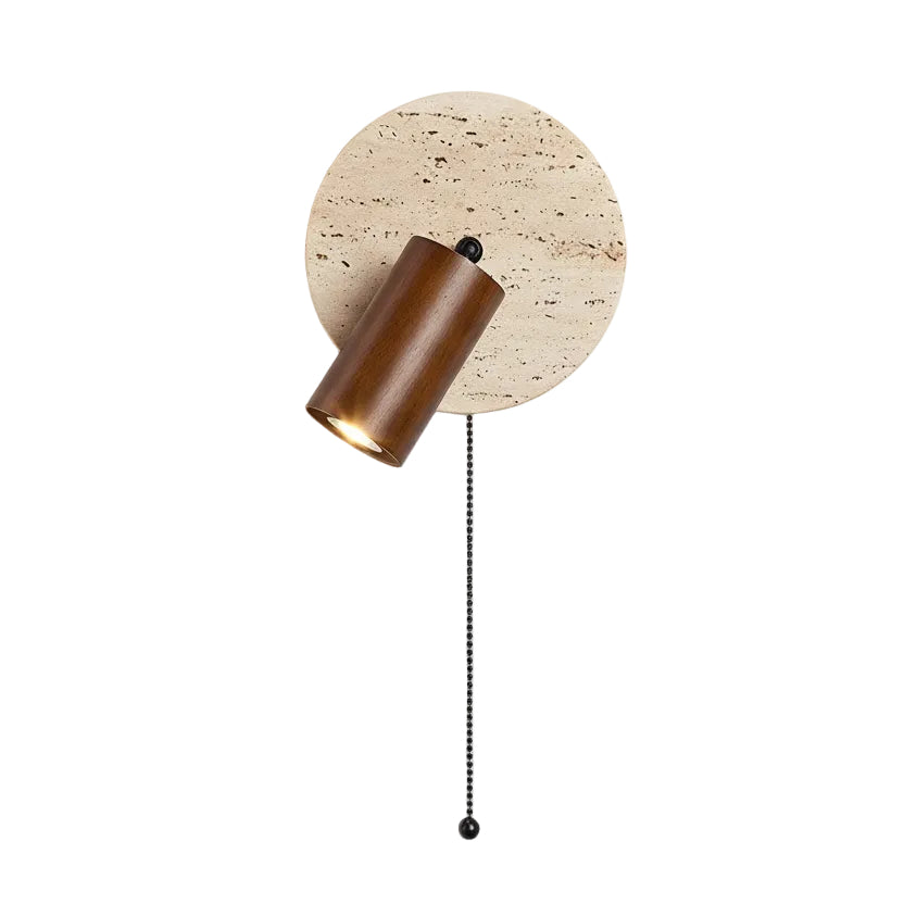Favi Travertine Spotlight Wall Light | Celestre