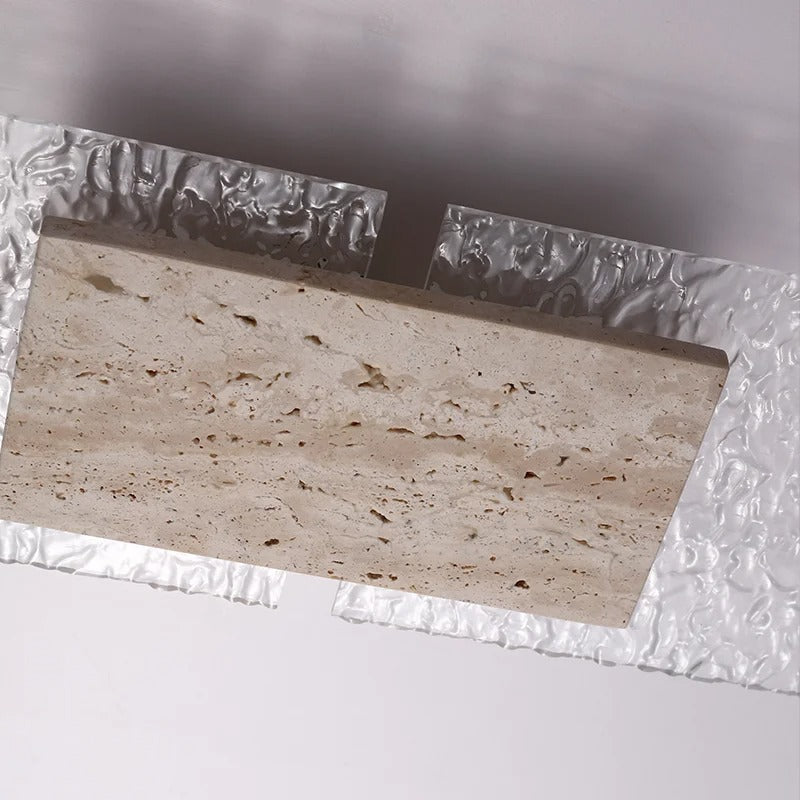 Liwa Travertine Bidirectional Wall Light | Celestre