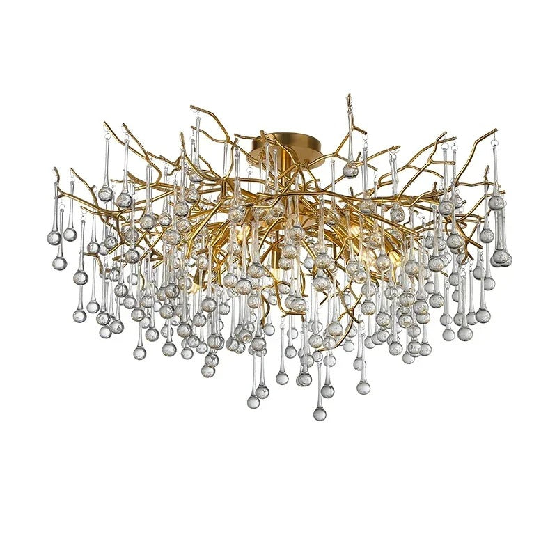 Leno Crystal Branch Chandelier | Celestre