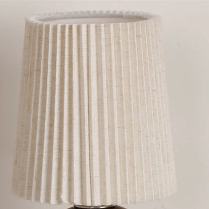 Nelo Pleated Conical Table Lamp | Celestre