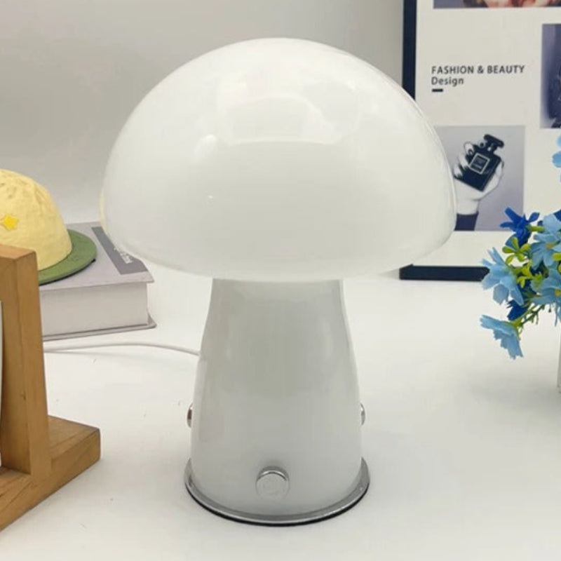 Mina Glass Mushroom Table Lamp | Celestre