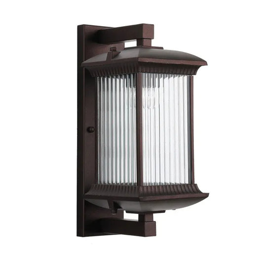 Ilyx Outdoor Fluted Glass Wall Light | Celestre