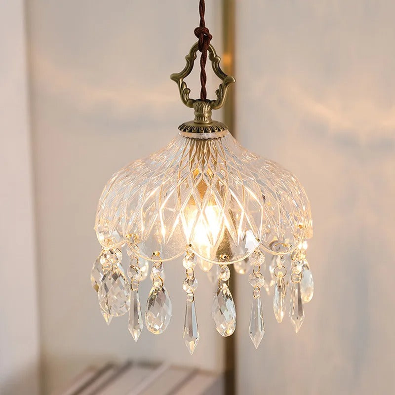 Zrux Teardrop Prisms Bowl Pendant Light | Celestre