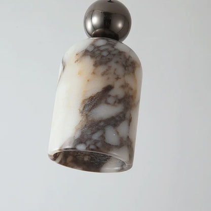 Veles Marble Cylindrical Ball Pendant Light | Celestre