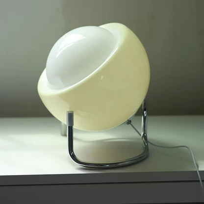 Vele Bauhaus Hemisphere Table Lamp Cream | Celestre