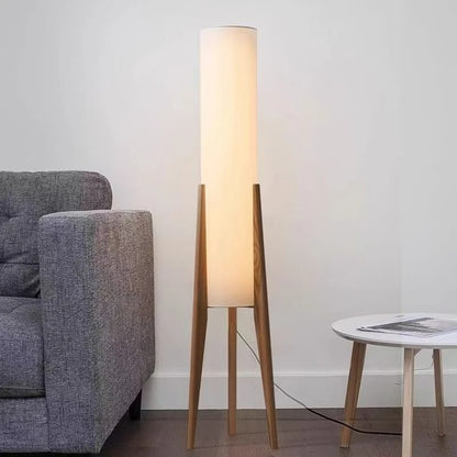 Javo Wood Tripod Floor Lamp | Celestre