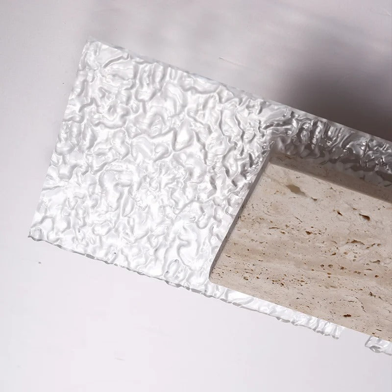 Liwa Travertine Bidirectional Wall Light | Celestre