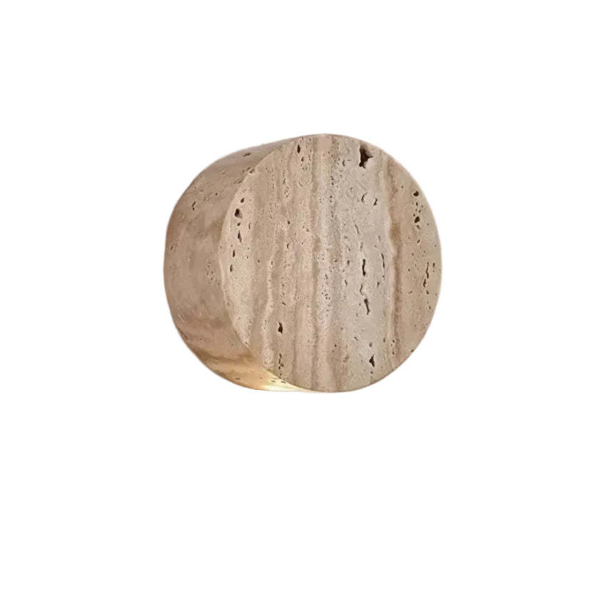 Boro Wabi-Sabi Travertine Wall Light | Celestre