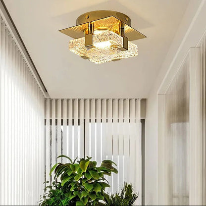 Zivo Square Seeded Ceiling Light L 28 cm | Celestre