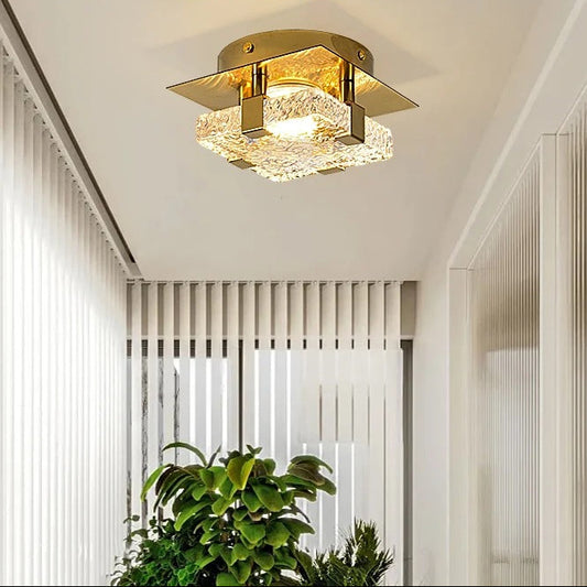 Zivo Square Seeded Ceiling Light L 28 cm | Celestre