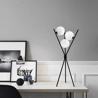 Korla Minimalist Moon Tripod Lamp 65cm | Celestre