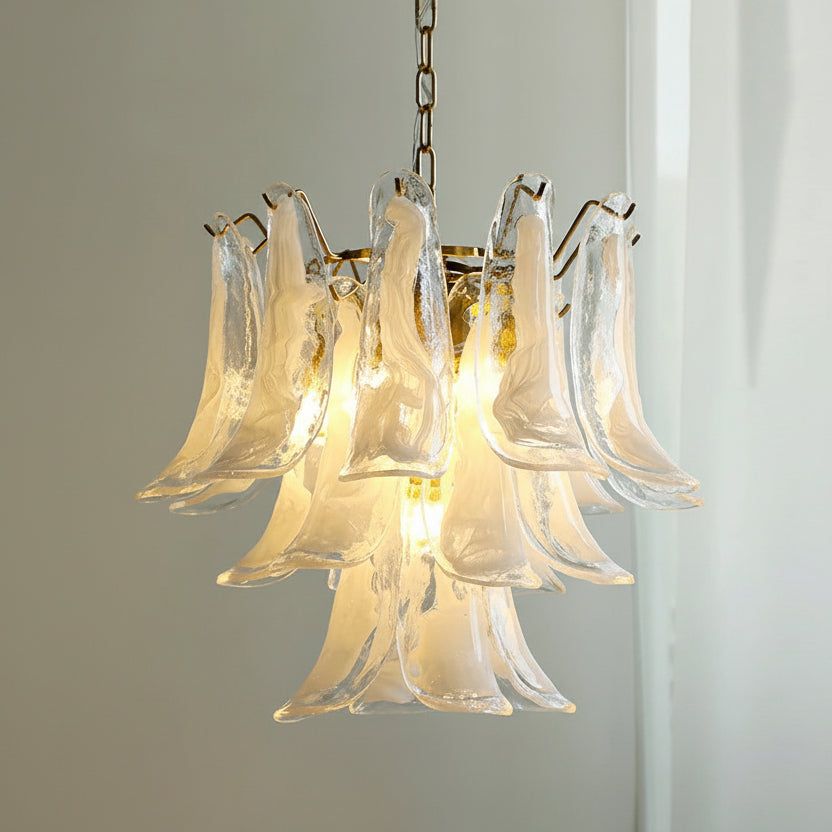 Ziva Glass Petal Chandelier D 50 x H 48 cm | Celestre