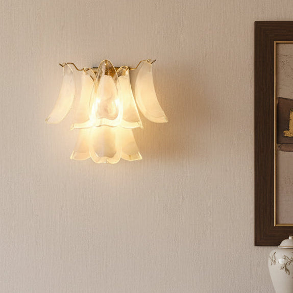 Xilo Stained Glass Flower Wall Light | Celestre