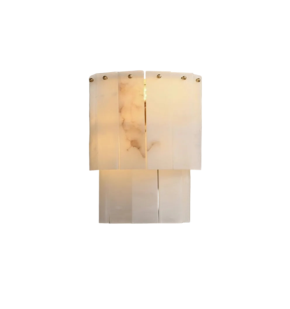 Winza Tiered Alabaster Wall Light | Celestre